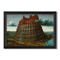 The Tower Of Babel C 1568 Pieter Bruegel The Elder Custom Framed Canvas