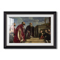 The Vendramin Family Venerating A C 1540 1545 Titian Custom Framed Print