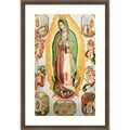 The Virgin Of Guadalupe By Juan De Villegas Wood Framed Wall Art Print