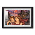 The Vision 1914 Evelyn De Morgan Custom Framed Print