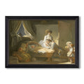 The Visit To The Nursery C 1775 Jean Honore Fragonard Custom Framed Canvas