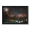 The Voyage Of Life Manhood 1842 Thomas Cole Custom Framed Canvas