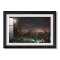 The Voyage Of Life Manhood 1842 Thomas Cole Custom Framed Print
