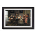 The Waagepetersen Family 1836 Wilhelm Marstrand Custom Framed Print