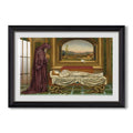 The Wandering Jew Whom The Gods 1888 Evelyn De Morgan Custom Framed Print