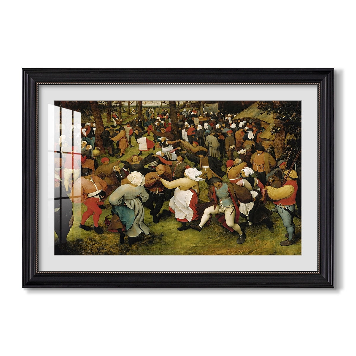 The Wedding Dance C 1566 Pieter Bruegel The Elder Custom Framed Print