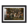 The Wedding Dance C 1566 Pieter Bruegel The Elder Custom Framed Print