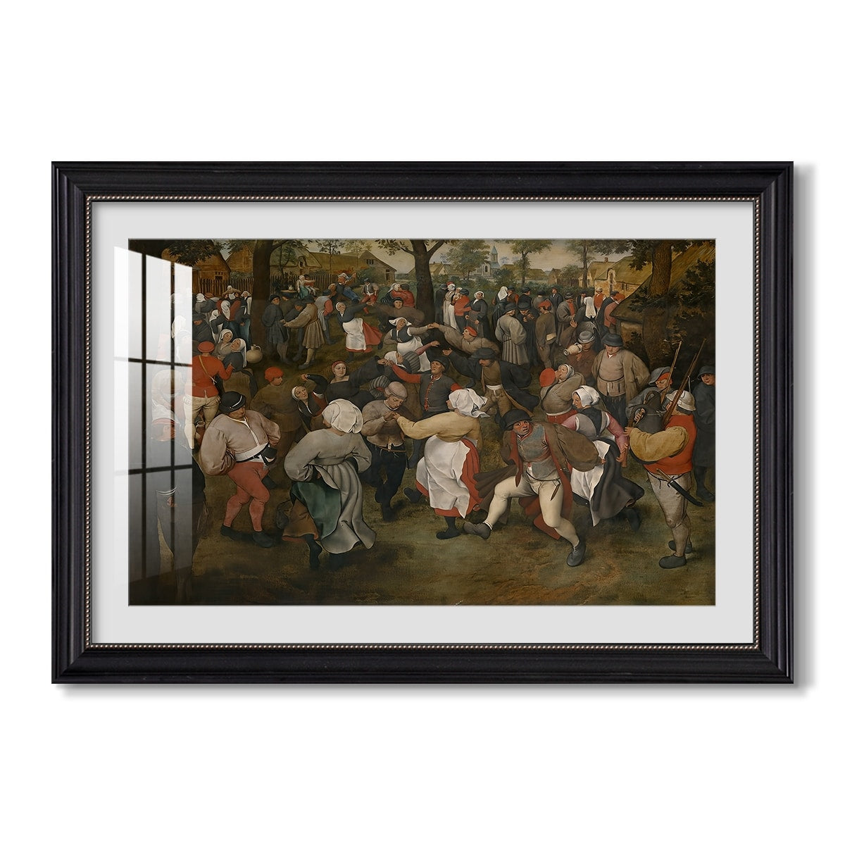The Wedding Dance C 1566 Pieter Bruegel The Elder Custom Framed Print