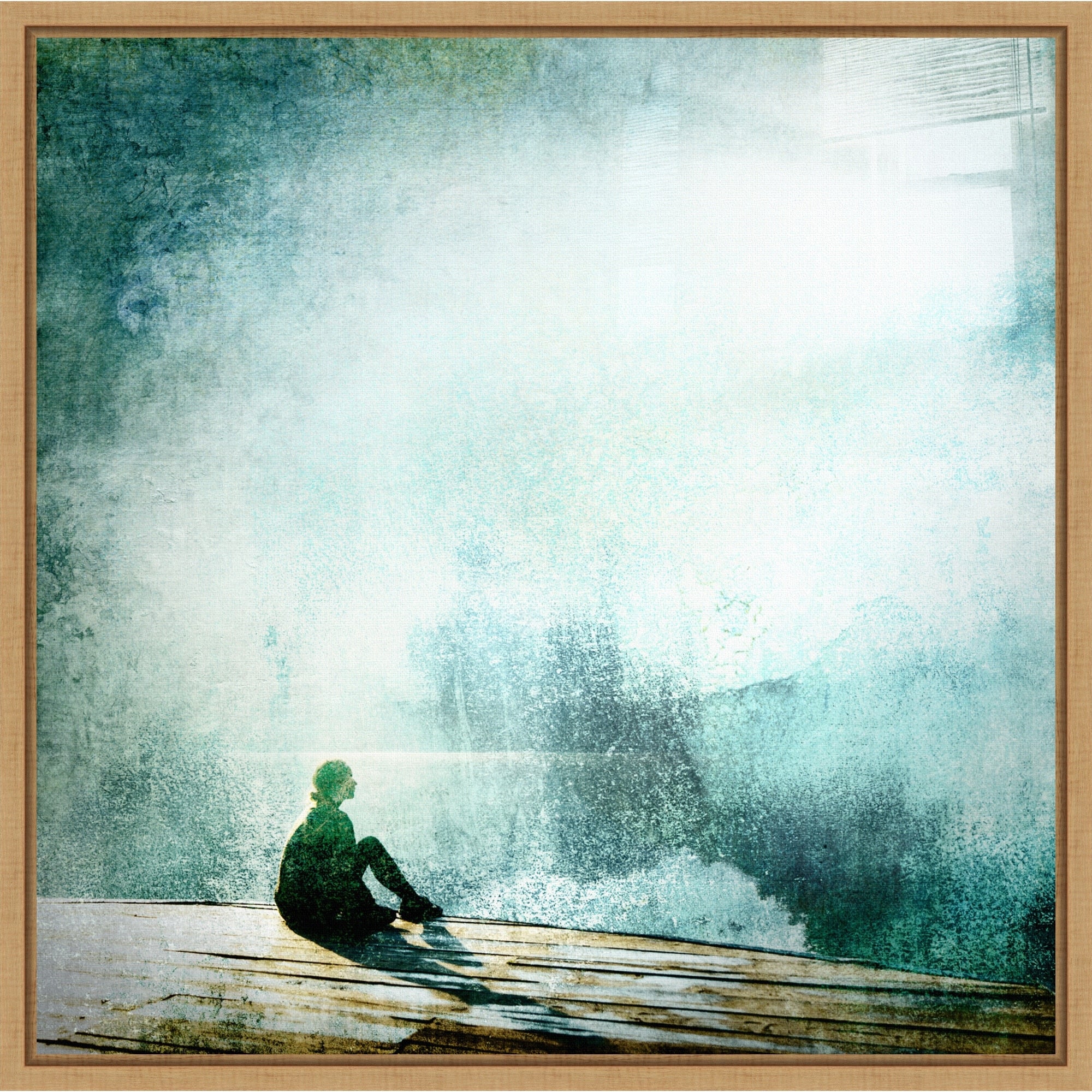 The Window 2019 By Trygve Skogrand Framed Canvas Wall Art Print