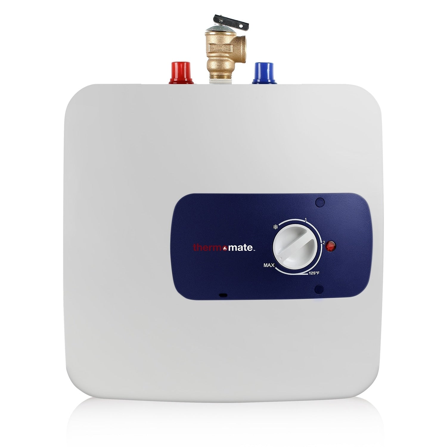 Thermomate Mini Tank 8 Gallon Poin Of Use Electric Tank Water Heater 1.44Kw At 120 Volt