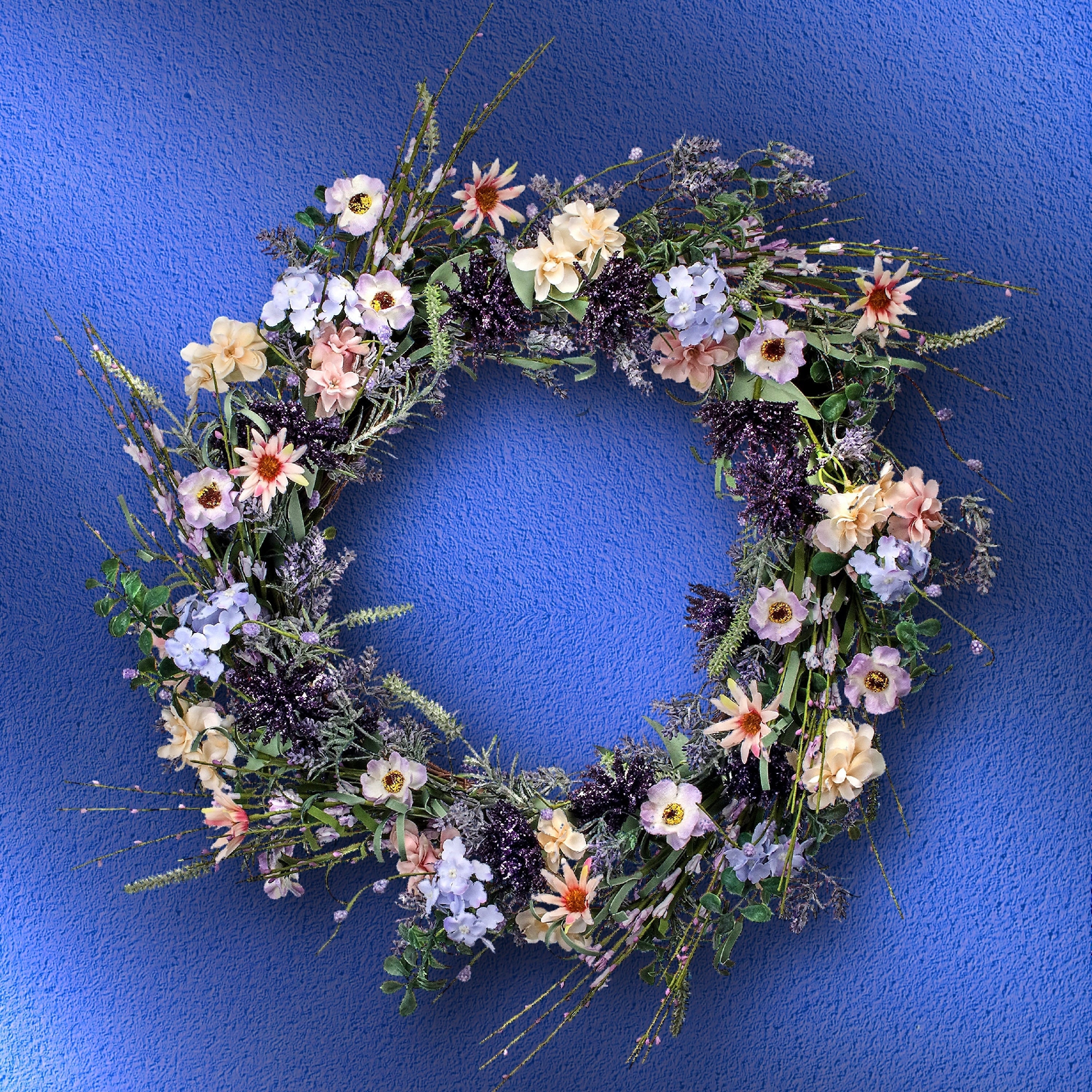 Thistle Wild Flower Wreath 24