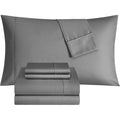 Thomasville 1500 Thread Count Dark Grey 6 Piece Premium Cotton Rich Sateen Sheet Set