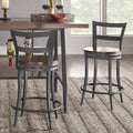 Thompson Counter Height Swivel Stools Set Of 2 By Inspire Q Classic
