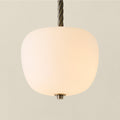 Thorne Dark Bronze Large Flush Mount Light with Opaline Glass Shade