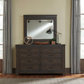 Thornwood Hills Rock Beaten Grey Dresser And Mirror