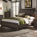 Thornwood Hills Rock Beaten Gray Panel Bed