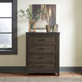 Thornwood Hills Youth Rock Beaten Grey 4 Drawer Chest