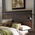 Thornwood Hills Rock Beaten Grey Saw Cuts Queen Panel Headboard