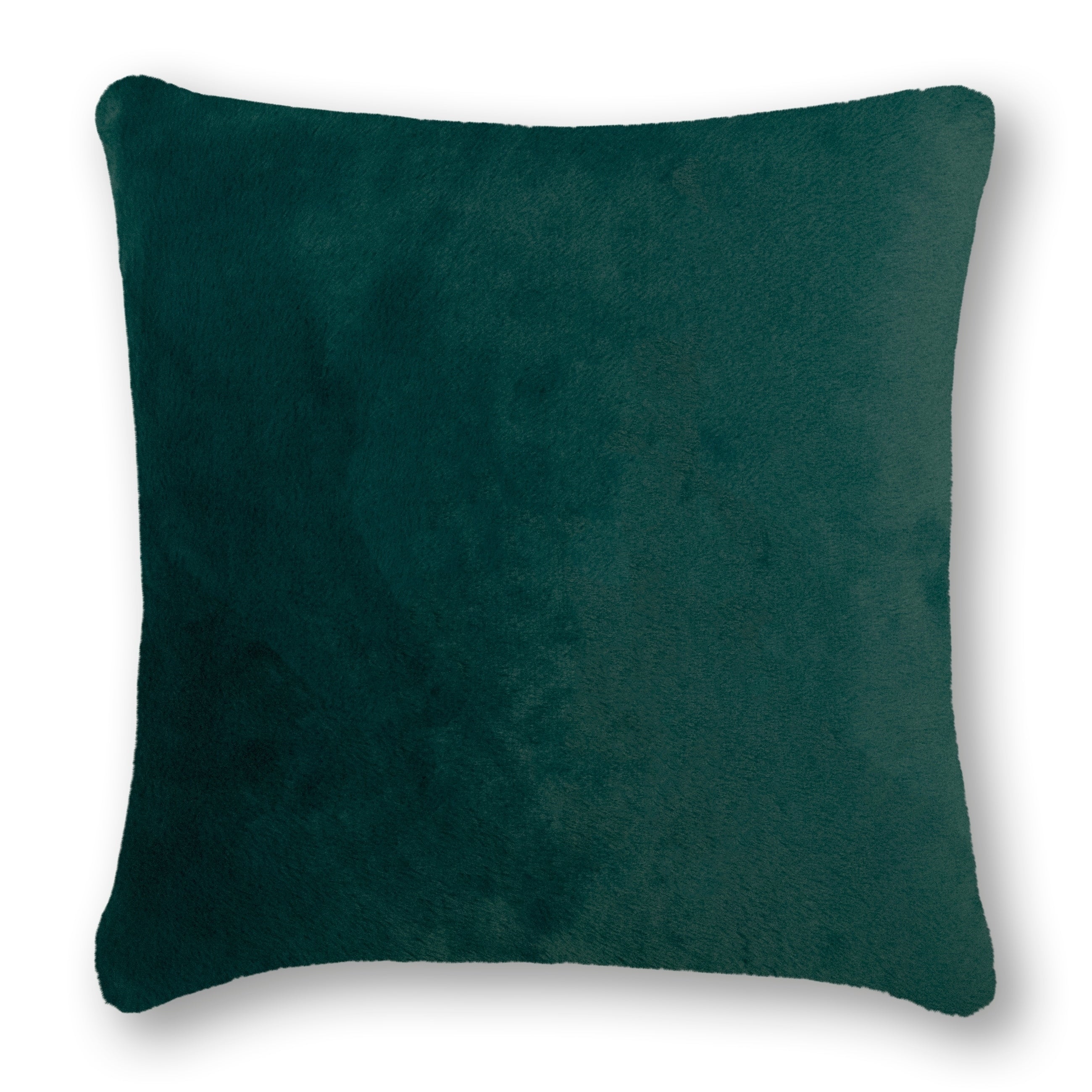Thread And Weave Fury Tail Peacock 20 Inch Faux Fur Pillow