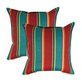 Thread And Weave Riverton Red 20 Inch Outdoor Pillow Set Of 2