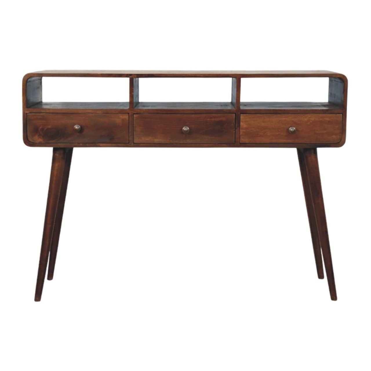 Three Drawer Console Table