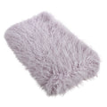 Throw Blanket With Faux Mongolian Fur Design