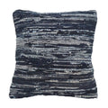 Down Filled Throw Pillow With Chindi Rag Design