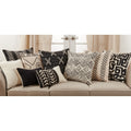 Throw Pillow With Kuba Cloth Design