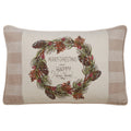 Throw Pillow With Merry Christmas Happy New Year Design