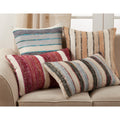 Throw Pillow With Striped Design
