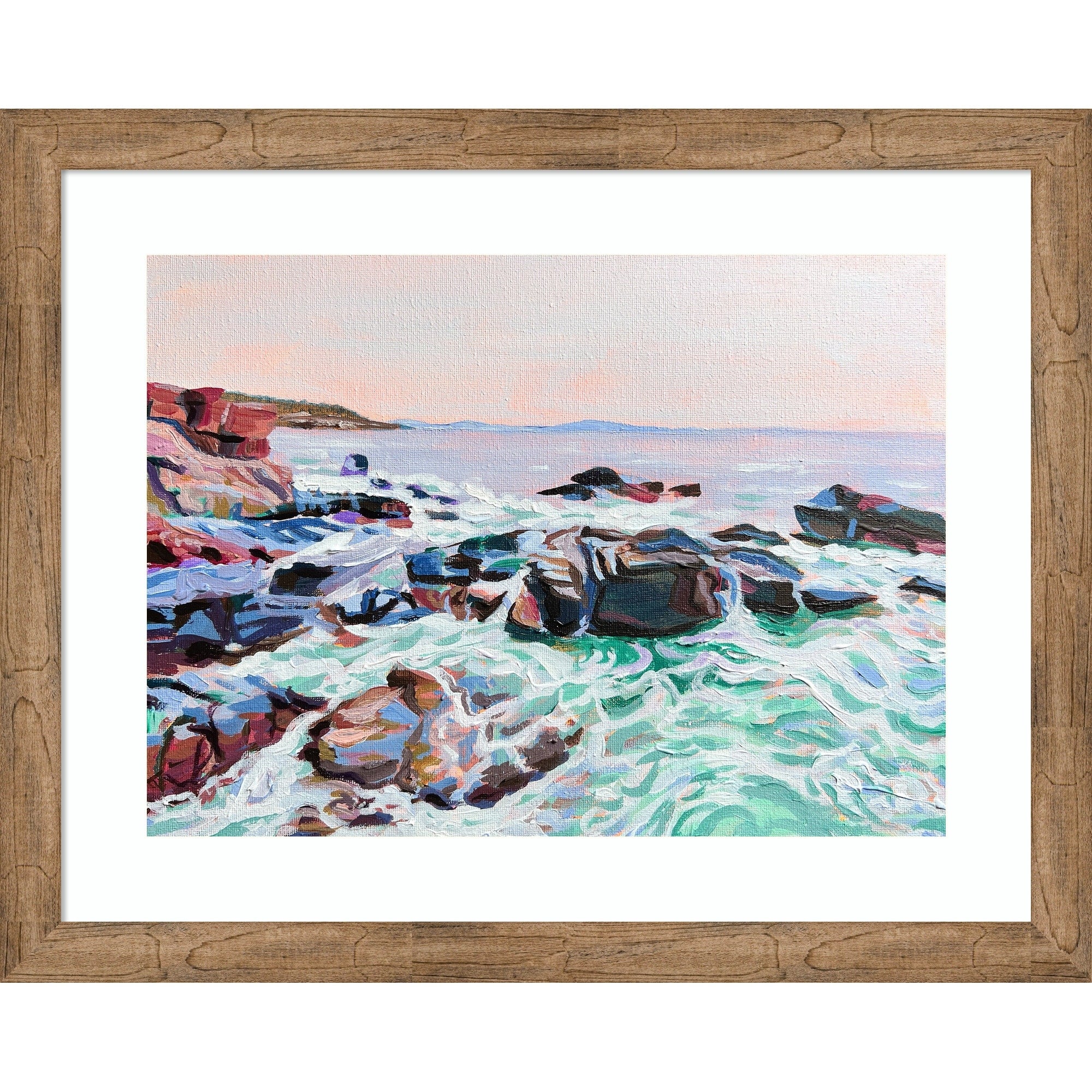 Thunder Hole By Pauline Wegman Wood Framed Wall Art Print