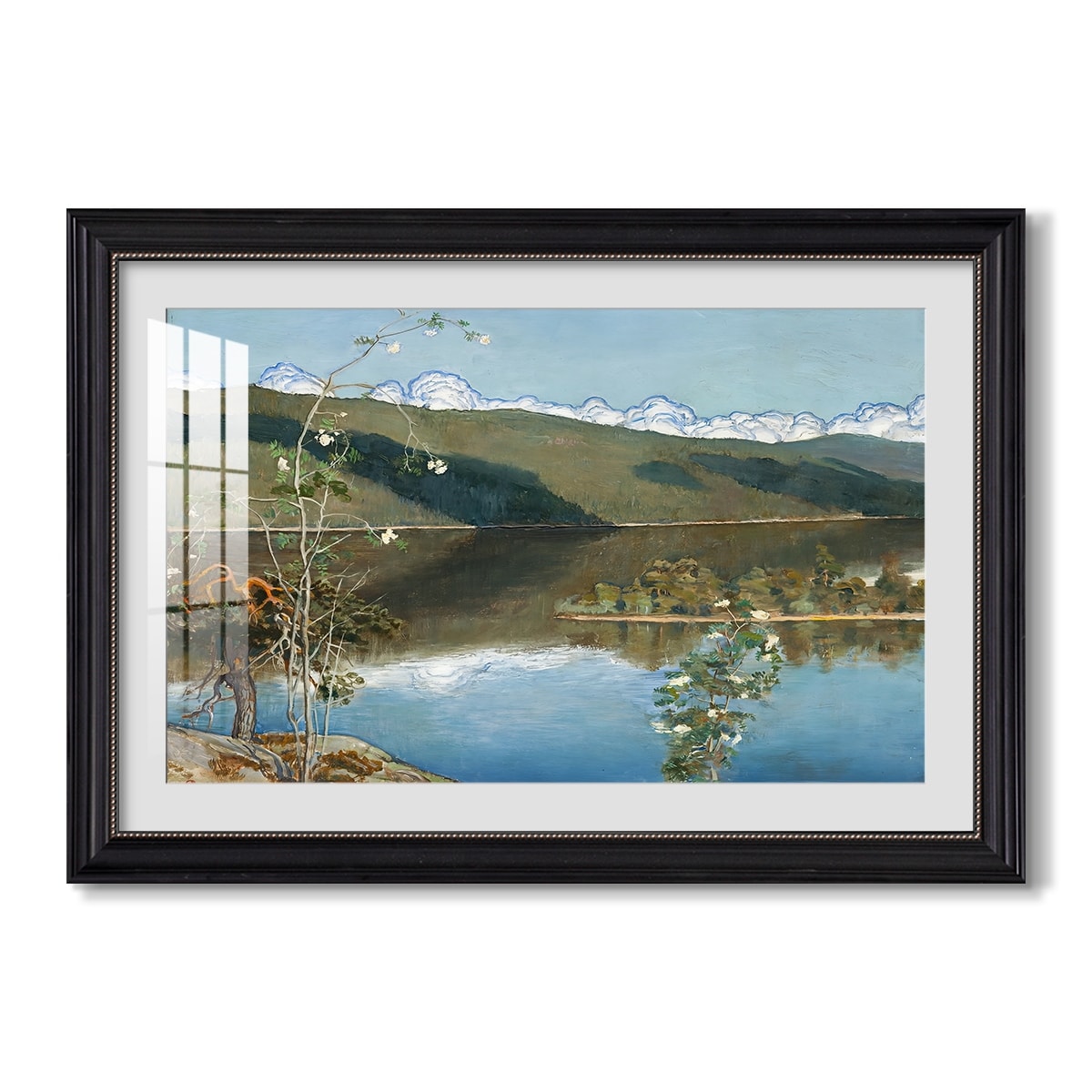 Thunderclouds On The Horizon 1897 Akseli Gallen Kallela Custom Framed Print