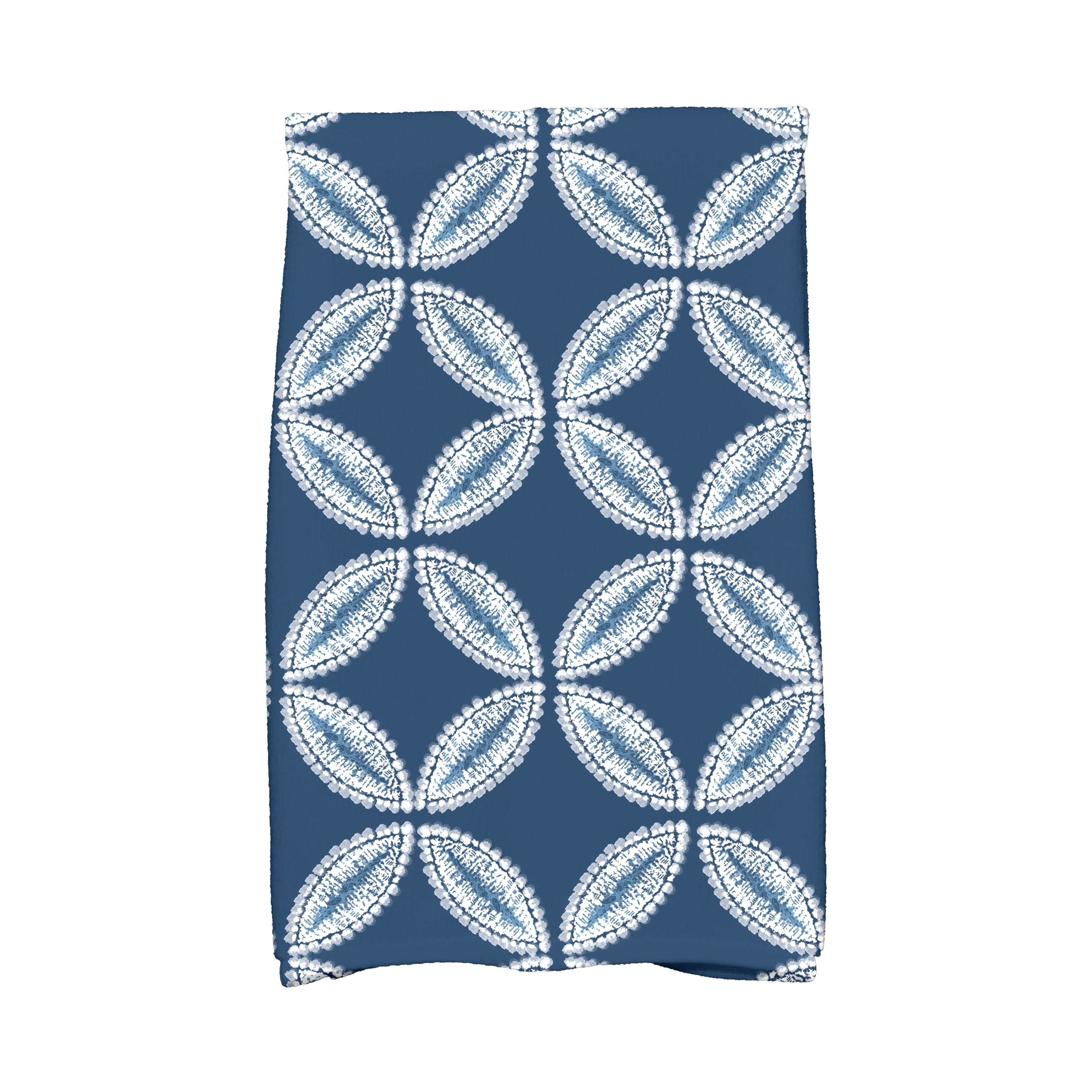 Tidepool Geometric Print Hand Towel