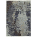 Tierra Navy Blue Abstract Area Rug 10X132 10 X 132