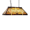 Tiffany 3 Light Blackish Bronze Island Pendant