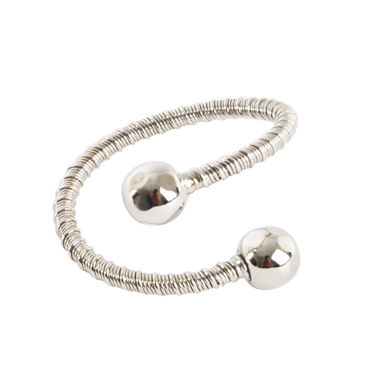 Curled Design Napkin Rings Set Of 4