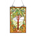 Chloe Tiffany Style Tree Of Life Stained Glass Panel