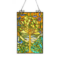 Chloe Tiffany Style Tree Of Life Stained Glass Window Panel