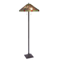 Tiffany Mission Design 2 Light Floor Lamp