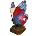 Warehouse Of Tiffany Blue Butterfly Accent Lamp