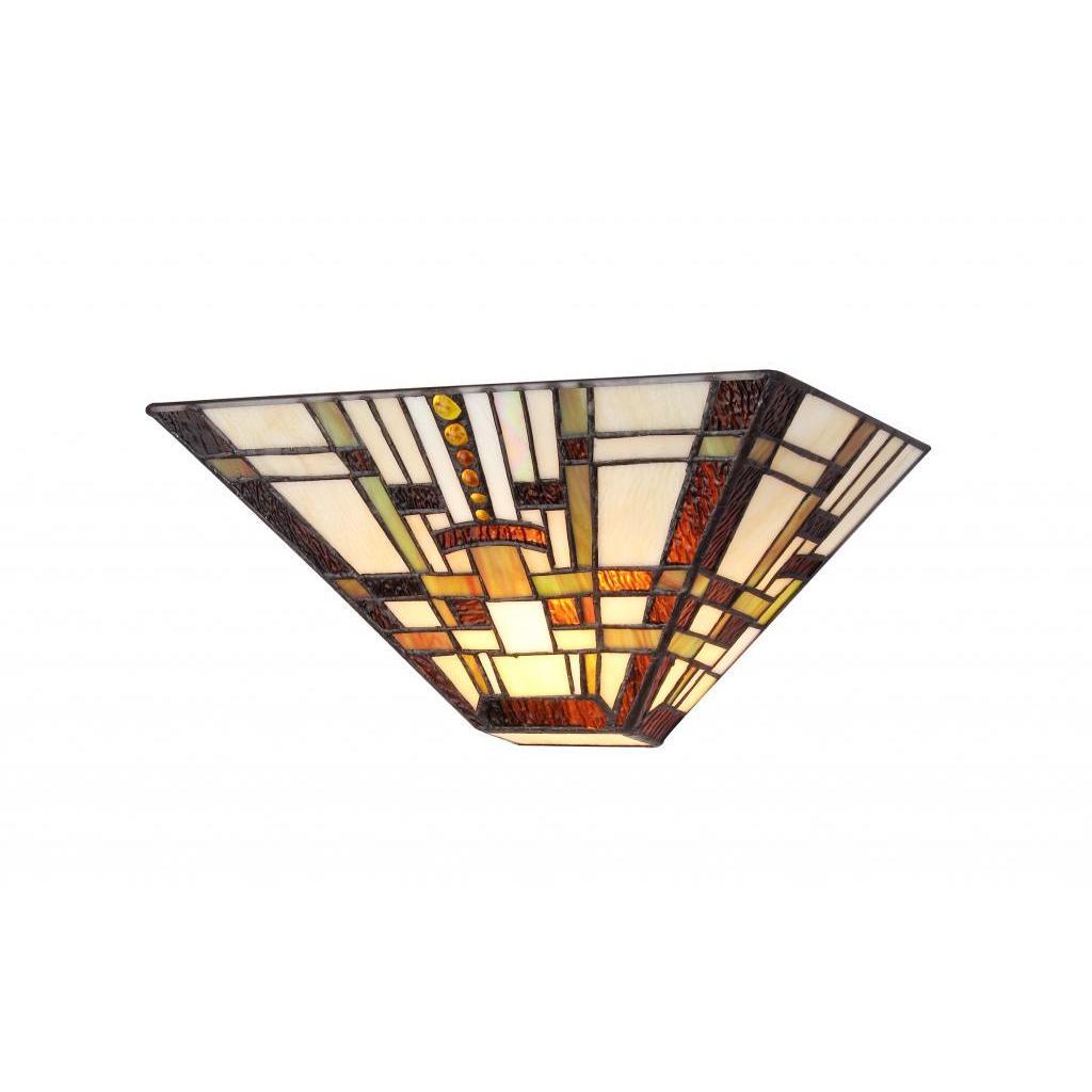 Chloe Tiffany Style Mission Design 1 Light Wall Sconce
