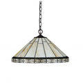 Chloe Tiffany Style Mission Design 2 Light Bronze Pendant