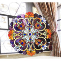 Chloe Tiffany Style Stained Glass Window Panel Suncatcher