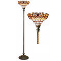 Tiffany Style Classic Jewel Torchiere