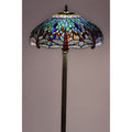 Tiffany Style Dragonfly Floor Lamp