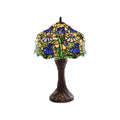 Tiffany Style Iris Table Lamp