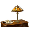 Tiffany Style Mission Aztec Table Lamp