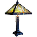 Tiffany Style Mission Table Lamp