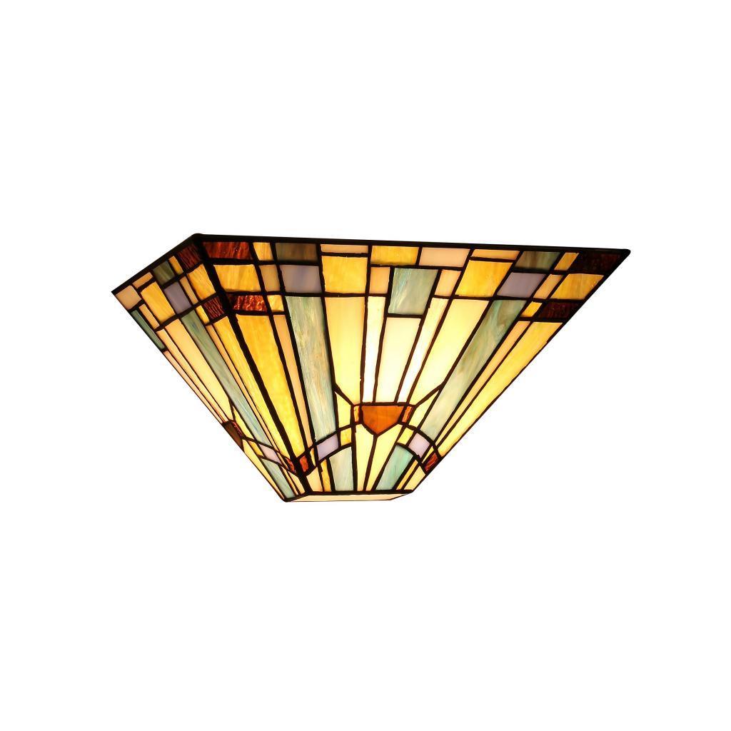 Chloe Tiffany Style Mission Design 1 Light Wall Sconce