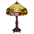 Tiffany Style Peony Table Lamp
